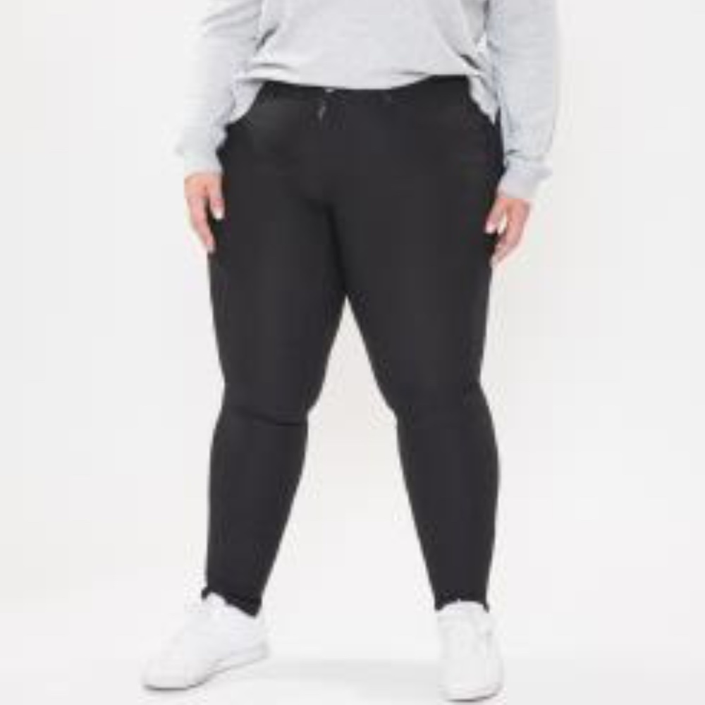 Royalty for Me Plus Size Hyperstretch Skinny Jean Black Size 16W